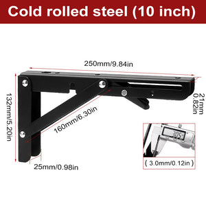 Foldable Triangular Partition Bracket