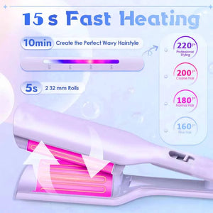 Rommantic French egg roll curling iron