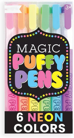 Magic Puffy Pens, Set of 6