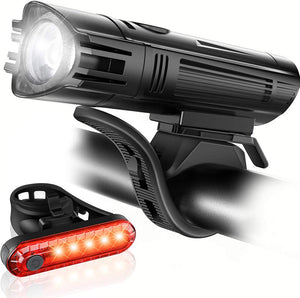 Ultra Bright USB Rechargeable Bike Light Kit