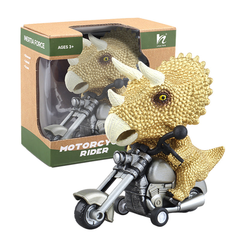 Friction-Powered Animal Motorcycle Toys