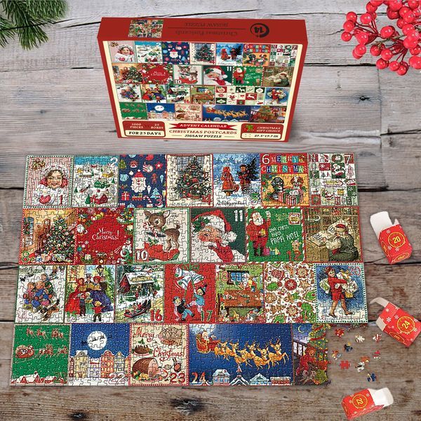 Christmas Advent Calendar Jigsaw Puzzles