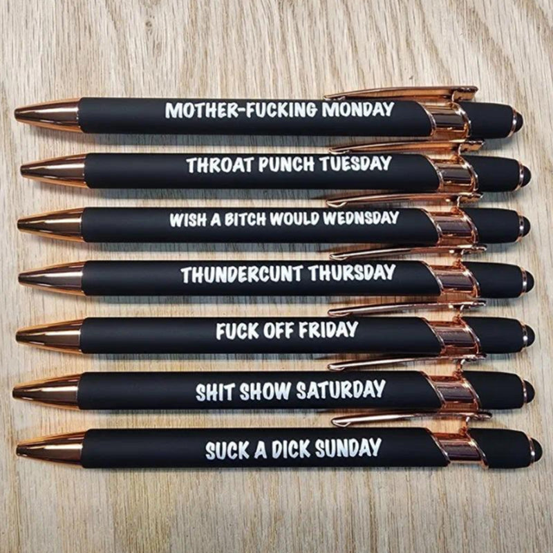 Funny Daily Pen Set