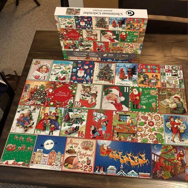 Christmas Advent Calendar Jigsaw Puzzles