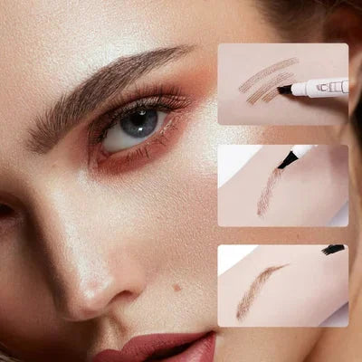 Waterproof Brow Pencil with Micro-Fork Tip