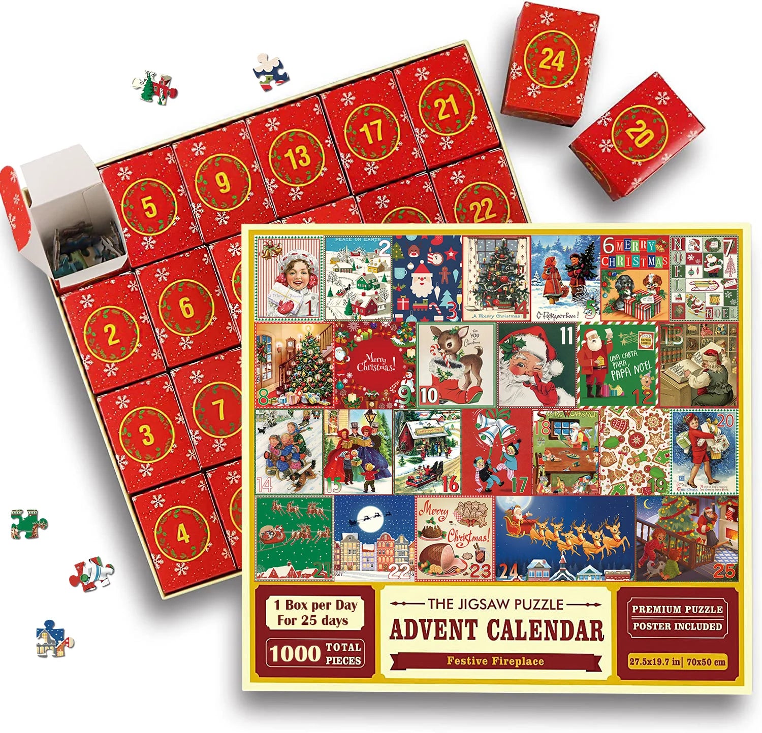 Christmas Advent Calendar Jigsaw Puzzles