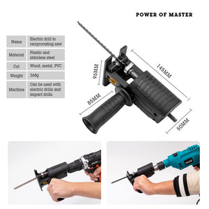 Portable Reciprocating Saw Adapter