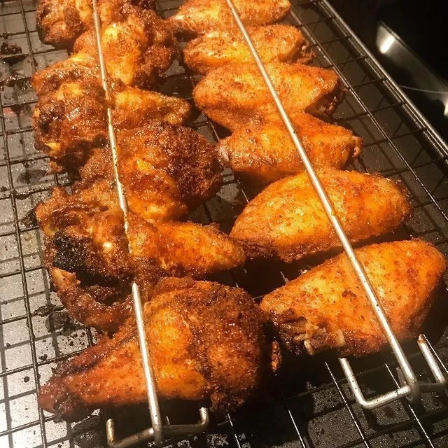 🐔Wing Rails make it easier to grill your chicken wings!🍗