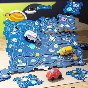 🔥Children's Educational Puzzle Track Car Play Set
