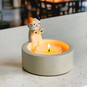 Cute Cat Candle Holder – ricife