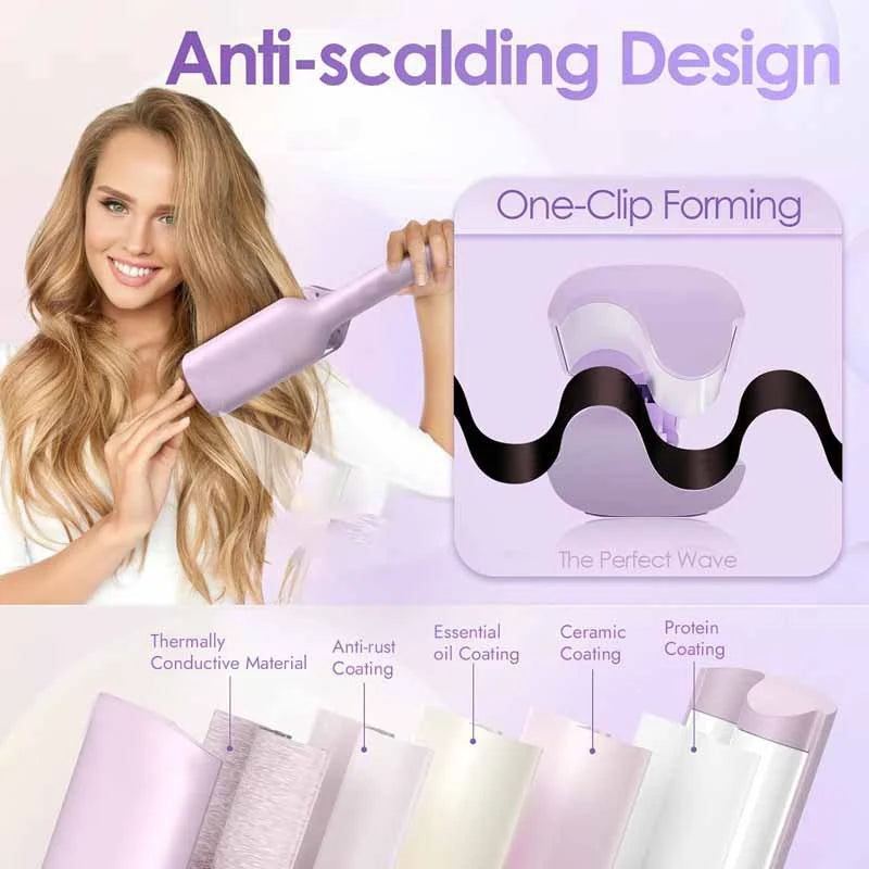 Rommantic French egg roll curling iron