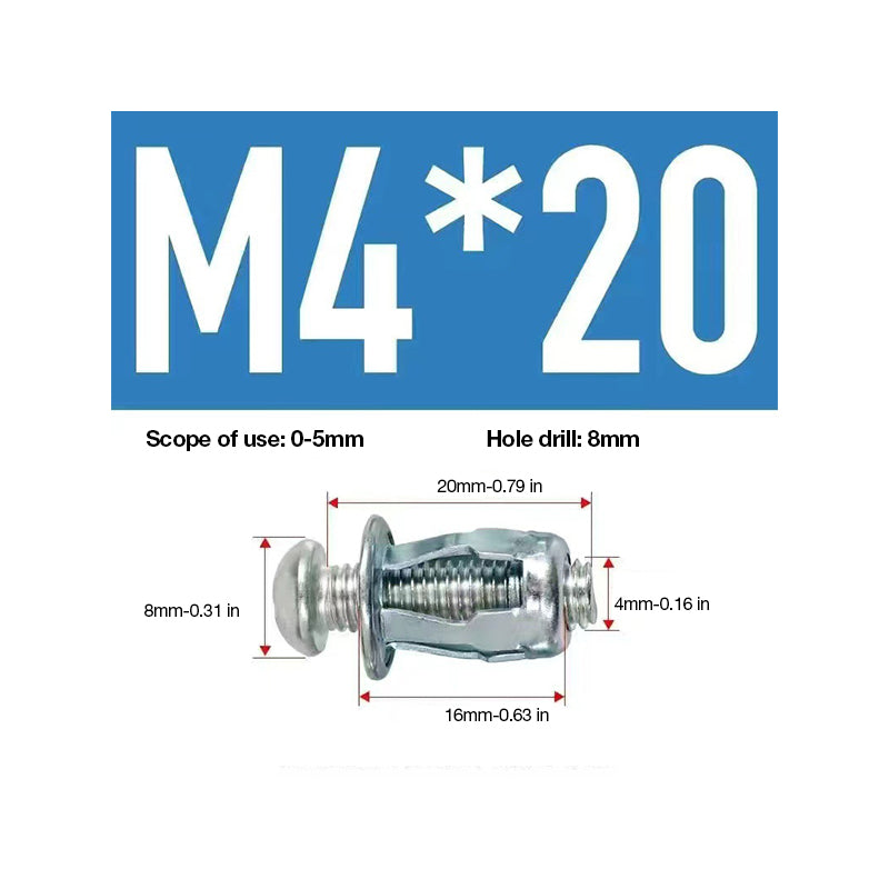 Expansion Screw Petal Nut