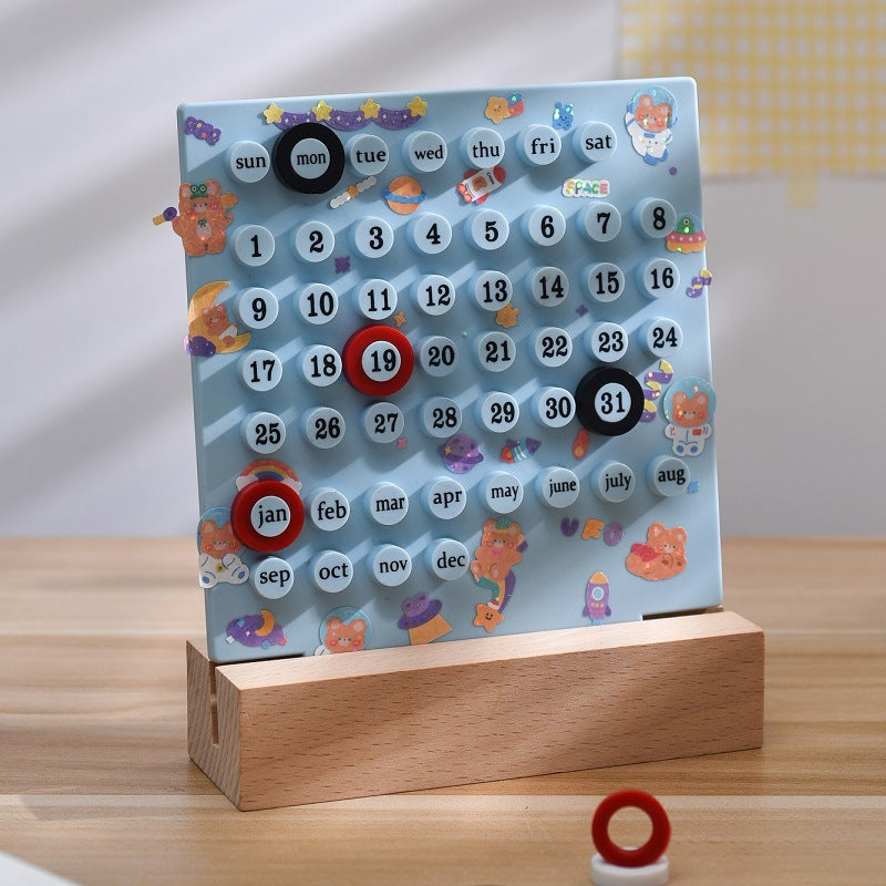 Manual diy loop calendar