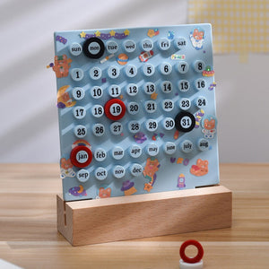 Manual diy loop calendar