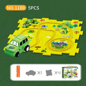 🔥Children's Educational Puzzle Track Car Play Set