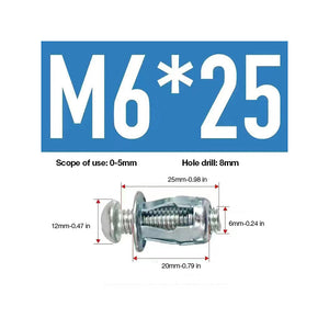 Expansion Screw Petal Nut