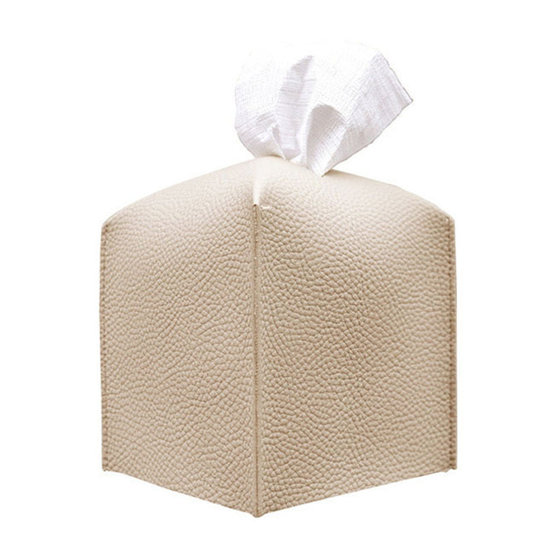 Square Leather Tissue Box Cover