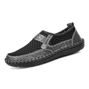 Summer Crocodile Patttern Breathable Mesh Shoes