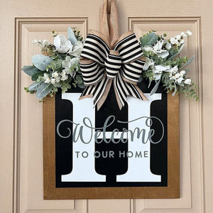 2023 NEW - Welcome Front Door Wreath