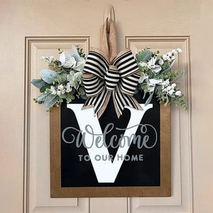 2023 NEW - Welcome Front Door Wreath