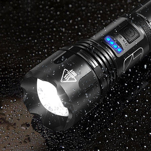 Waterproof laser military flashlight