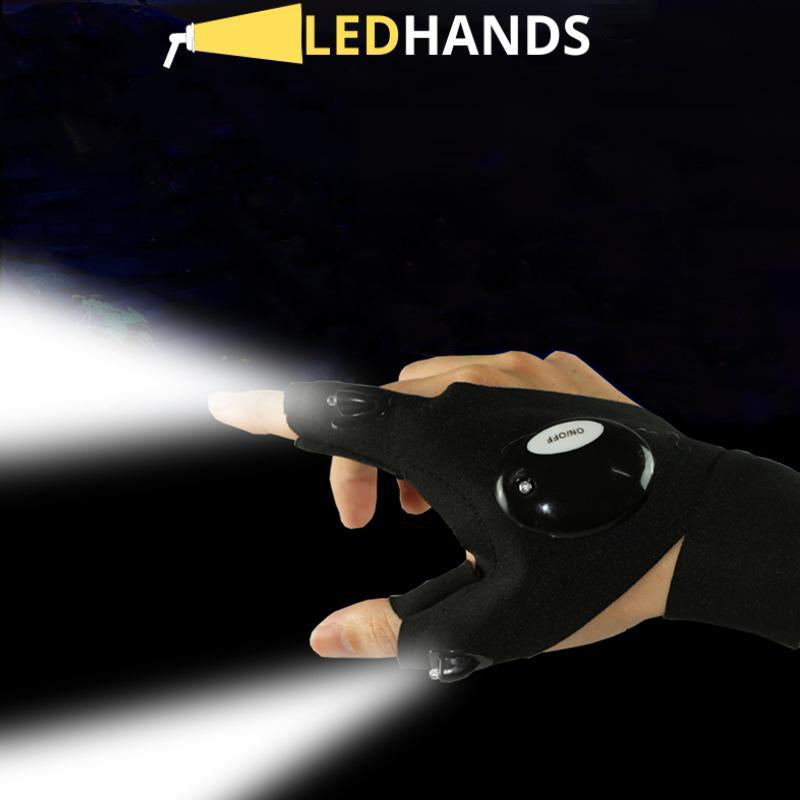 The Glove with LED Finger Light