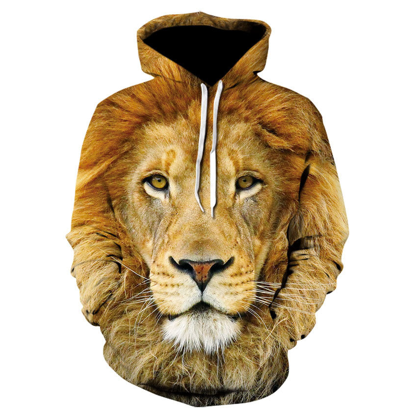 3D Lion Hoodie