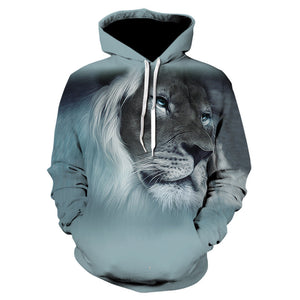 3D Lion Hoodie