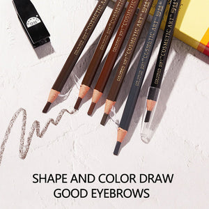 Waterproof Wooden Eyebrow Pencil(12 PCS)