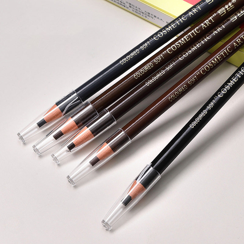 Waterproof Wooden Eyebrow Pencil(12 PCS)