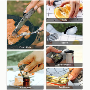 5 in 1 Multifunctional Camping Utensil Set