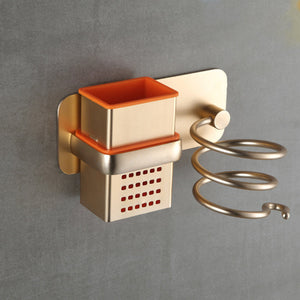 Wall-Mounted Hairdryer Rack