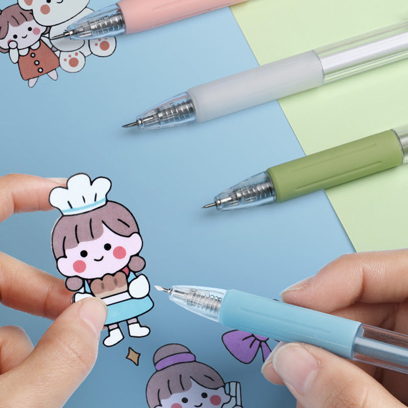 Cartoon Pattern Student Utility Knife Pen