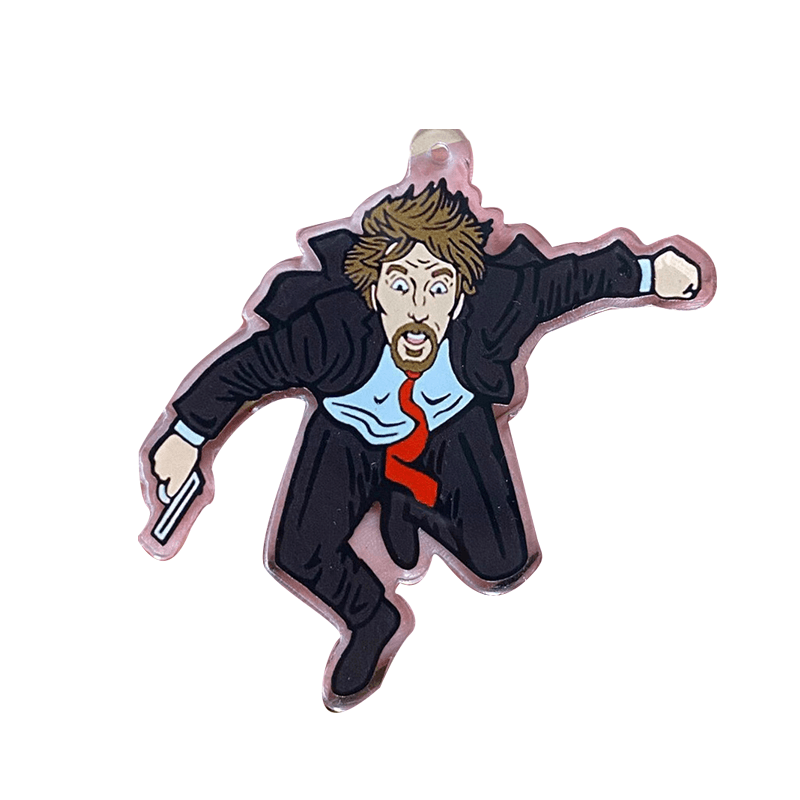 Die Hard Advent Calendar - Hans Gruber Falling off off Nakatomi Plaza