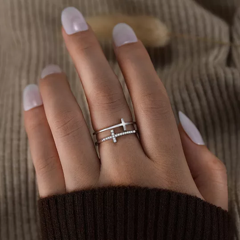 Double-layer Cross Ring