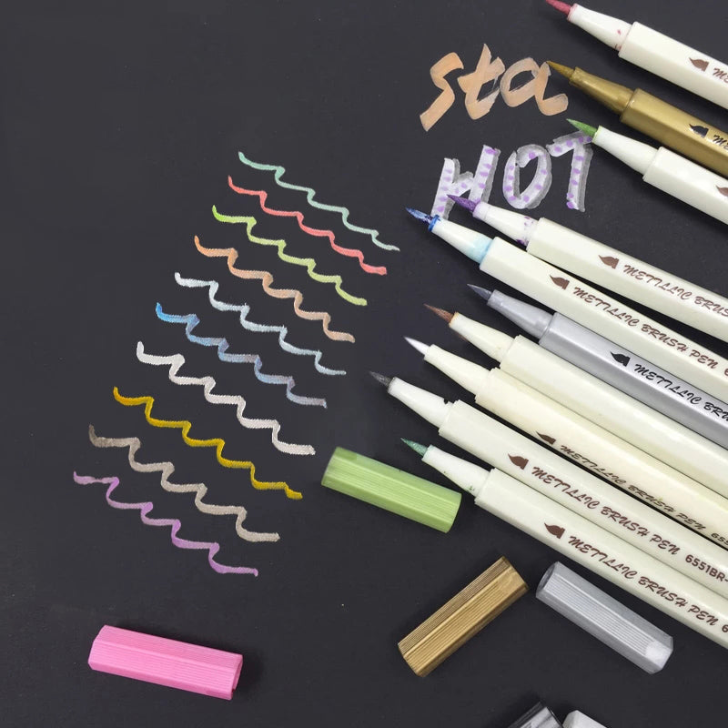 Metallic Marker Pen Set