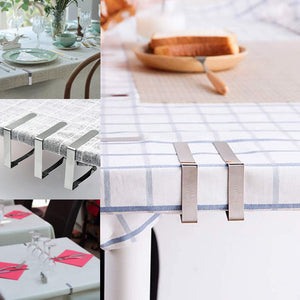 Stainless Steel Tablecloth Clips (12pcs)