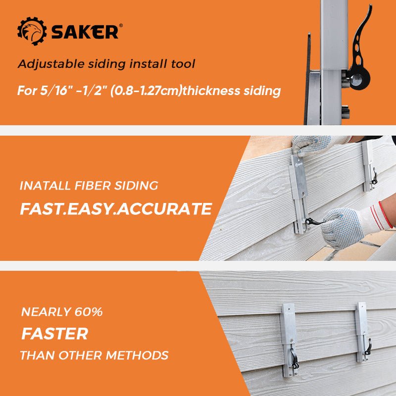 Saker Adjustable Siding Install Tool