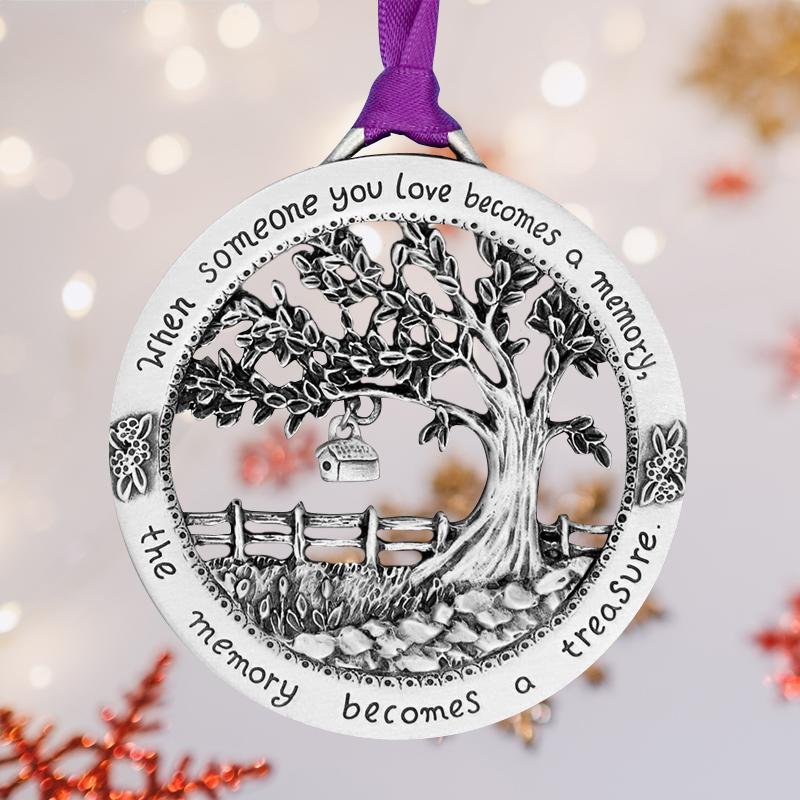 💖"When Someone You Love Becomes a Memory"🎄Merry Christmas Memorial Ornament-