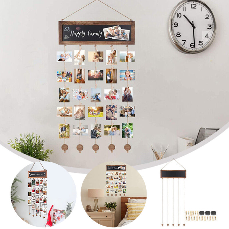 Wooden Picture Frames Collage Wall Decor