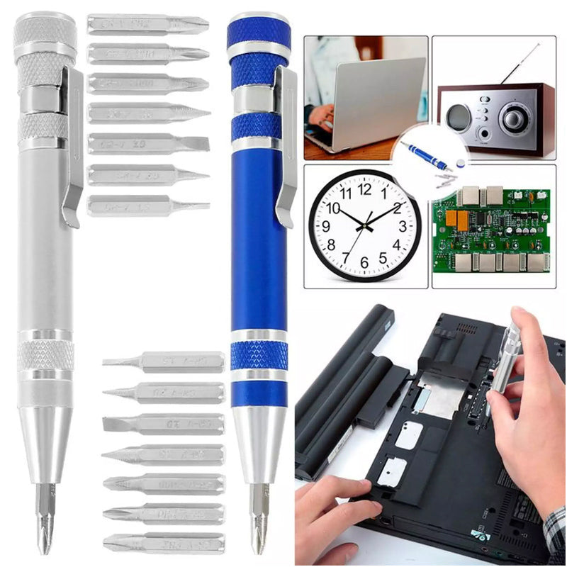 8 in 1 Mini Pen Screwdriver