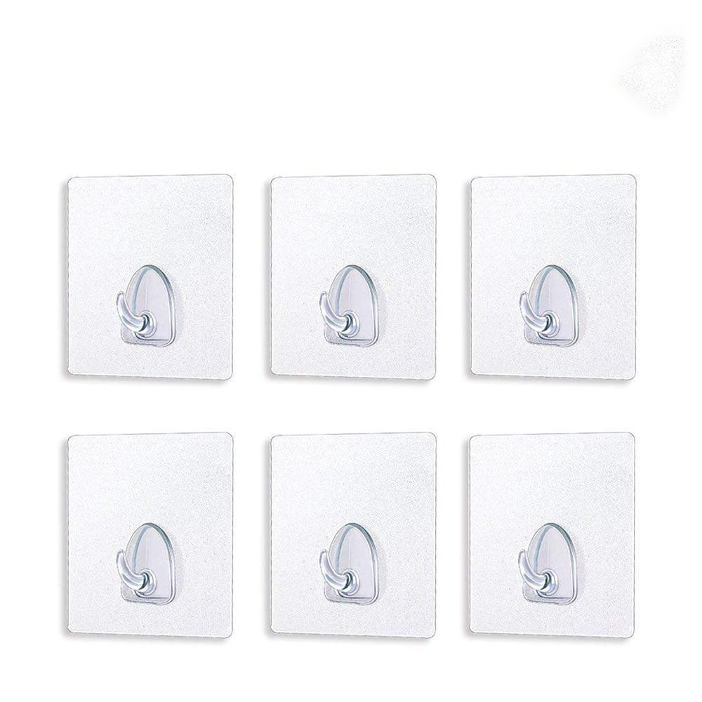 Hirundo® Waterproof Reusable Seamless Sticky Transparent Frosted Hooks