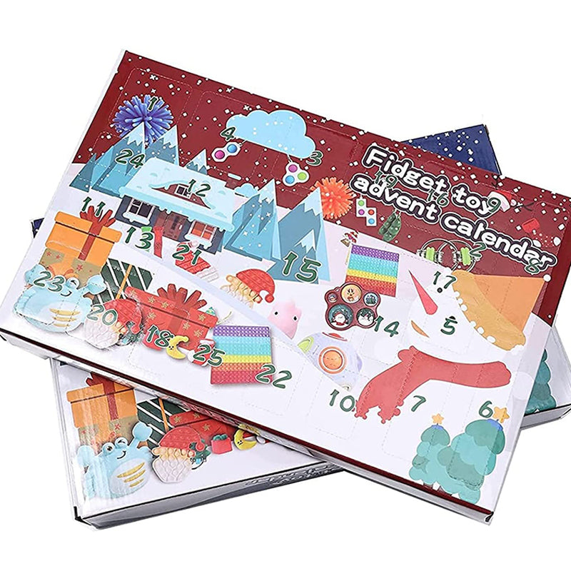 Christmas Advent Calendar Fidget Surprise Box Packs