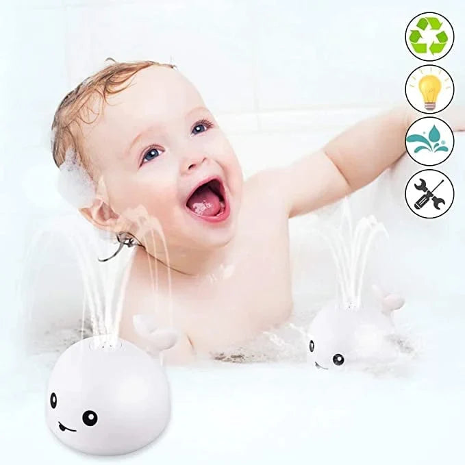 Whale Automatic Spray Water Bath Toy