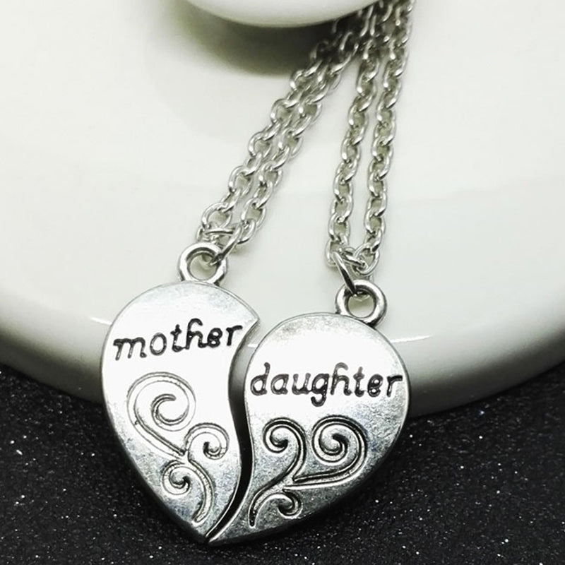 Mom & Daughter Pendant Necklace