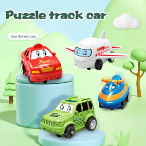 🔥Children's Educational Puzzle Track Car Play Set