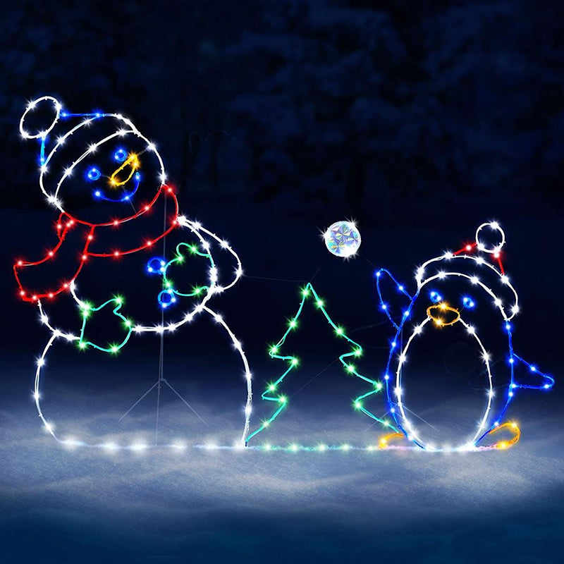 The Playful Animated Snowball Light