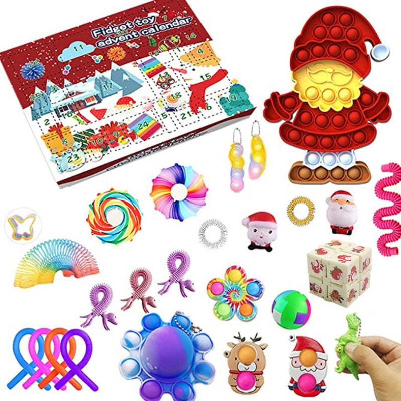 Christmas Advent Calendar Fidget Surprise Box Packs