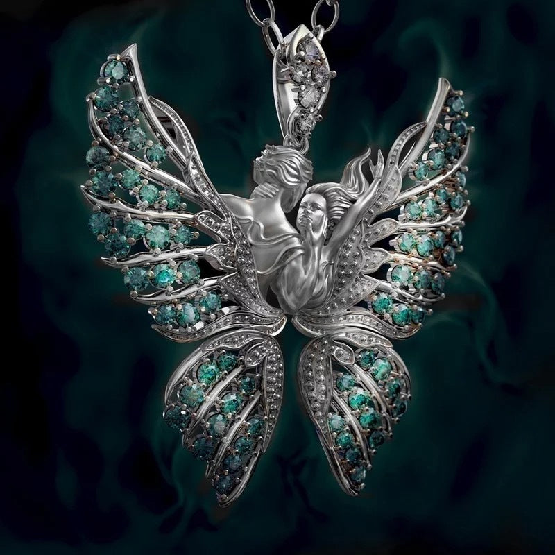 Exquisite Angels Pendant Necklace