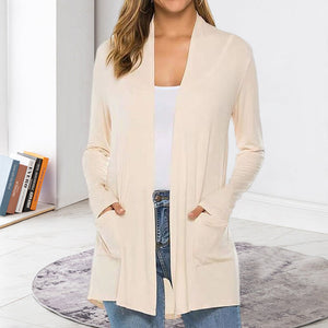 Women's Casual Lightweight Open Front Long Sleeve Cardigans